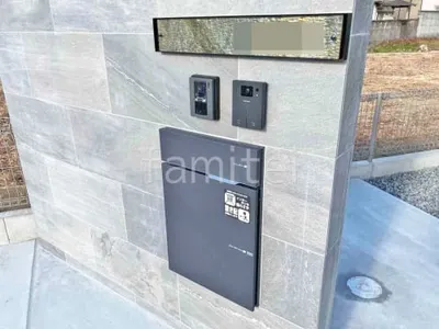 門柱 壁タイル貼り 施主支給 宅配ボックス ユニソン ヴィコDB100