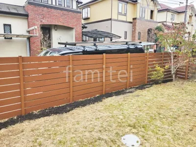 目隠しフェンス塀 F&F マイティウッドプレミアム