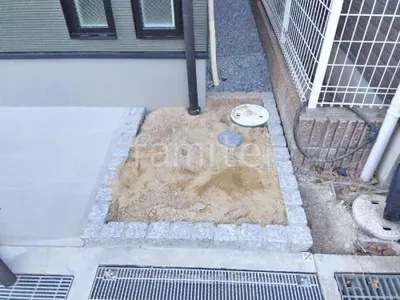 ピンコロ石花壇