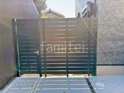 人工木・樹脂 フェンス（木調） F＆F マイティウッド デコll 高尺タイプ 目隠し 木調・ラティス 樹脂