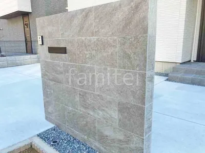 門柱 壁タイル貼り LIXIL フェディーレ 郵便受けポスト YKKAP エクステリアポストG3型