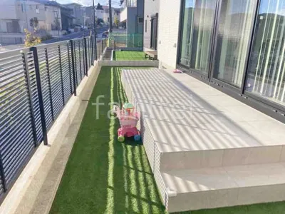 タイルデッキ 壁1面  LIXIL ピエトラクォーツ ストーン調