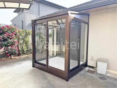 引き戸 樹脂デッキ サンルーム（テラス囲い） YKKAP ソラリアF フラット屋根