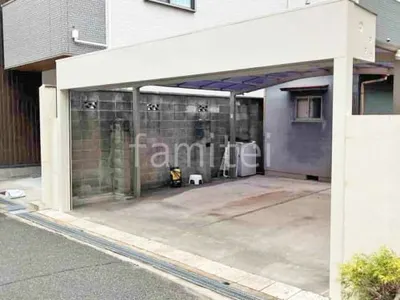 既存シャッター塗装