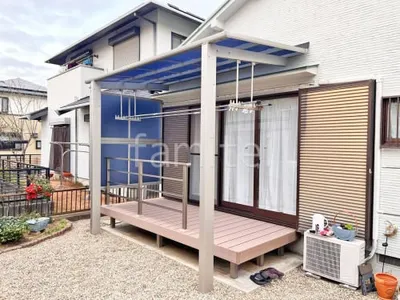 人工木デッキ  LIXIL 人工木 樹ら楽ステージ 