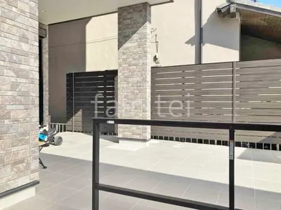 人工木・樹脂 フェンス（木調） F＆F マイティウッド デコll 高尺タイプ 目隠し 木調・ラティス 樹脂