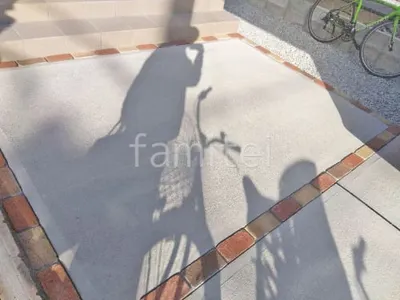 玄関アプローチ 土間コンクリート