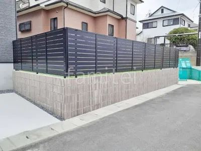 アルミ形材 フェンス LIXIL AB YS3型 横スリット3 目隠し