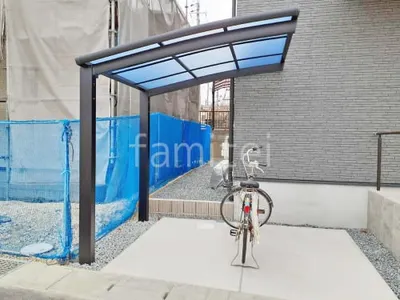 サイクルポート 自転車バイク屋根 LIXIL ネスカR ミニ アール屋根