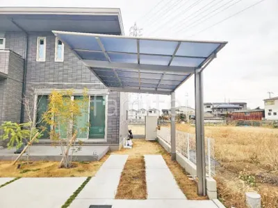 カーポート１台 （単棟） LIXIL ネスカＦ フラット屋根