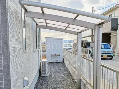 サイクルポート 自転車バイク屋根 LIXIL ネスカR ミニ アール屋根