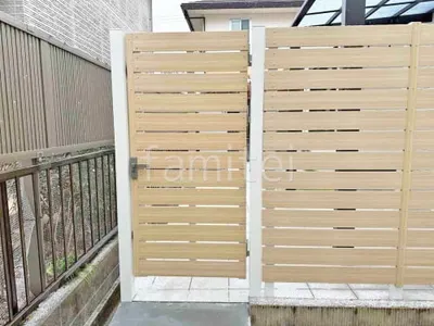 片開き 門扉 F＆F マイティフィット門扉 (内開き) 