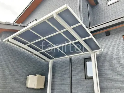 サイクルポート 自転車バイク屋根 LIXIL ネスカR ミニ アール屋根