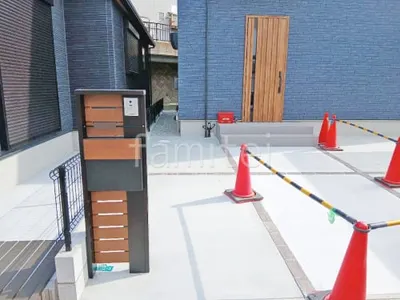 機能門柱 照明なし  YKKAP 木製調 ルシアスポストユニットWD01型 