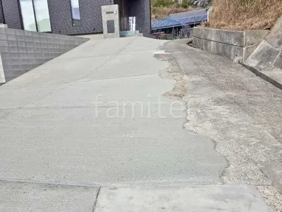 新築シンプル オープン外構