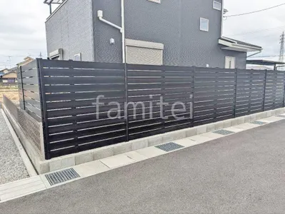 人工木・樹脂 フェンス（木調） F＆F マイティウッド デコll 高尺タイプ 目隠し 木調・ラティス 樹脂