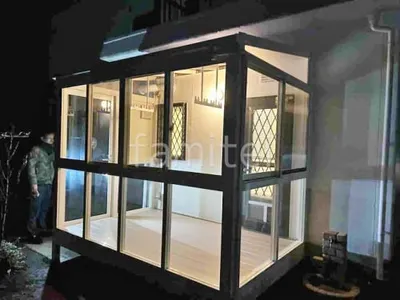 引き戸 樹脂デッキ サンルーム（テラス囲い） YKKAP ソラリアF フラット屋根