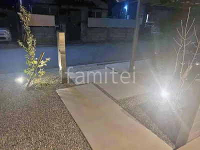 玄関アプローチ 土間コンクリート