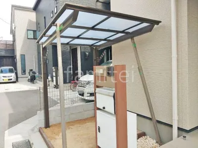 サイクルポート 自転車バイク屋根 LIXIL ネスカF ミニ フラット屋根