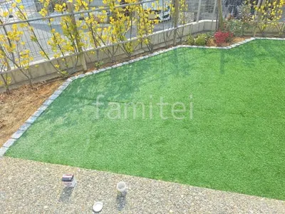 人工芝 防草シート加工 マツモト 人工芝 30mm 