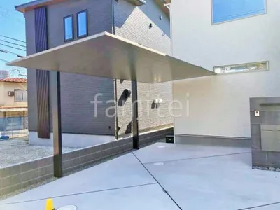 カーポート１台 （単棟） LIXIL カーポートSC フラット屋根 吊り下げ屋根