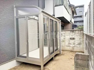 引き戸 樹脂デッキ サンルーム（テラス囲い） YKKAP ソラリアR アール屋根