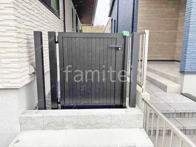 片開き 門扉 LIXIL AB YM1型 横目隠し 