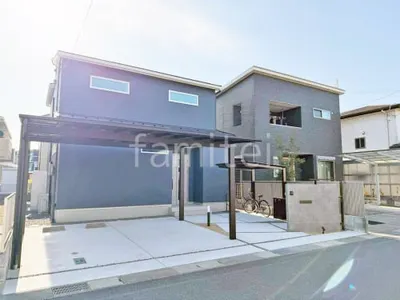 新築シンプル オープン外構