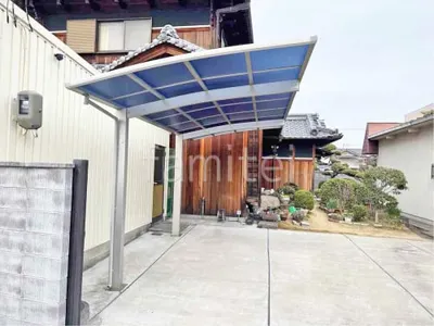 カーポート１台 （単棟） YKKAP アリュース アール屋根