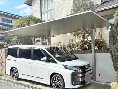 カーポート１台 （単棟） LIXIL カーポートSC フラット屋根 吊り下げ屋根