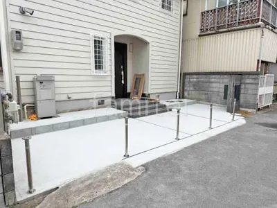 駐車場ガレージ床 土間コンクリート 車止め LIXIL スペースガードF48型