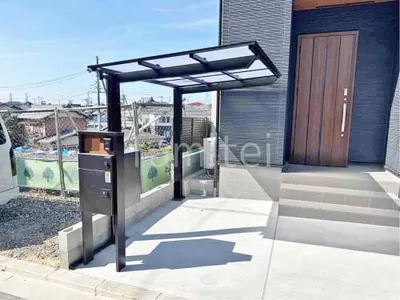 サイクルポート 自転車バイク屋根 LIXIL ネスカF ミニ フラット屋根