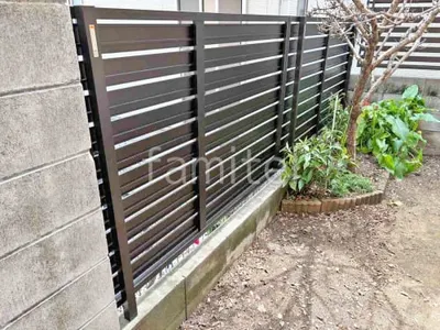 アルミ形材 フェンス YKKAP シンプレオYS3型 横スリット 目隠し