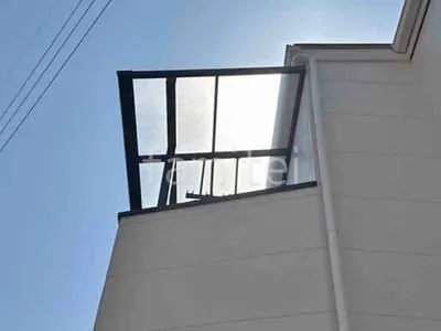 ２階ベランダ屋根  YKKAP ソラリアF フラット屋根 スタンダード 壁付