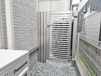 片開き 門扉 LIXIL AB YR3型 太横桟 