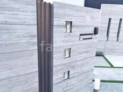 タイル門柱  タカショー セラ ウォール 門柱セット 