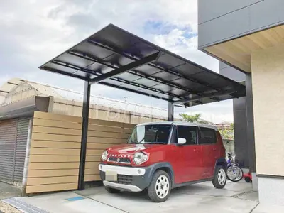 カーポート１台 （単棟） LIXIL ネスカＦ フラット屋根