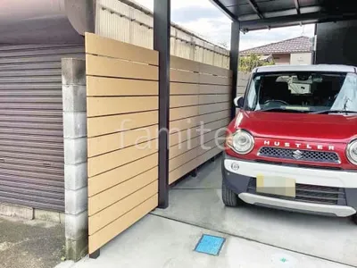 人工木・樹脂 フェンス（木調） F＆F ニコボード 高尺タイプ 目隠し 木調・ラティス 樹脂