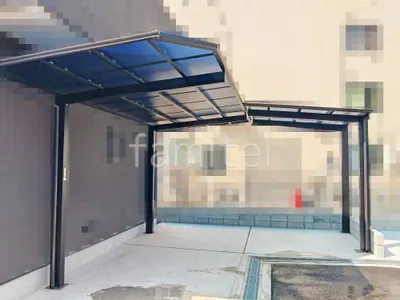 カーポート１台 （単棟） YKKAP エフルージュ FIRST フラット屋根