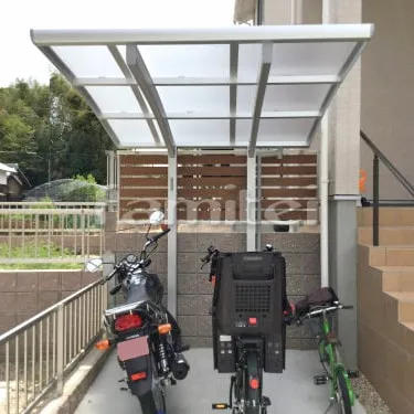 自転車にも雨除け★サイクルポート