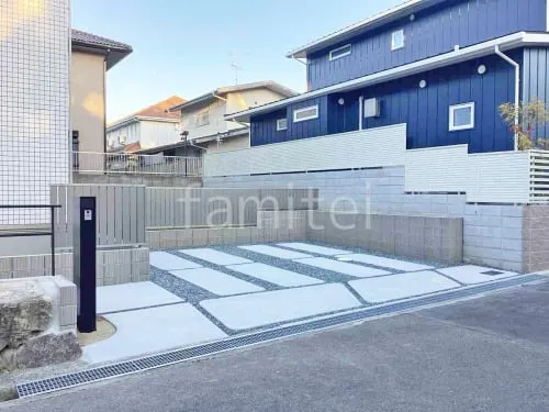 宝塚市 新築ベーシック オープン外構
