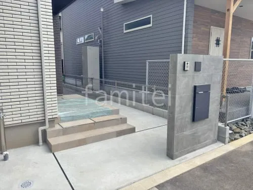 和歌山市 新築シンプル オープン外構