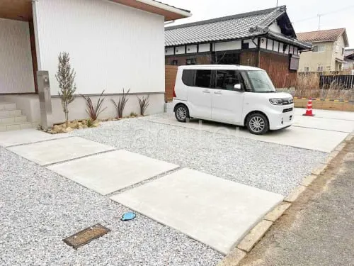 東近江市 新築ベーシック オープン外構