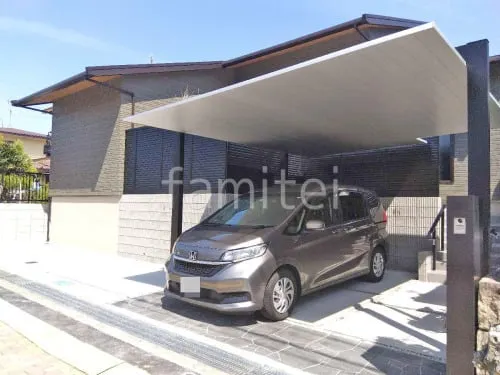 河合町 新築ベーシック オープン外構