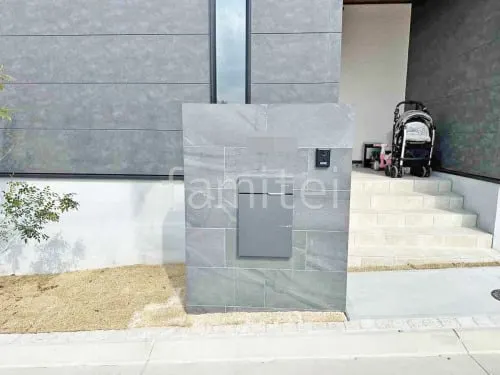 川西市 新築シンプル オープン外構