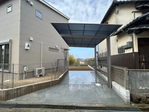 泉佐野市 新築ベーシック オープン外構