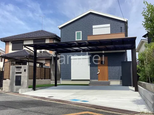 香芝市 新築シンプル オープン外構