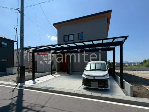 草津市 新築ベーシック オープン外構