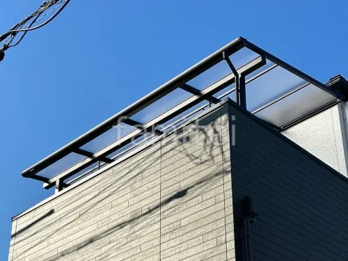 加古川市 2階ベランダ屋根 YKKAP ソラリアF