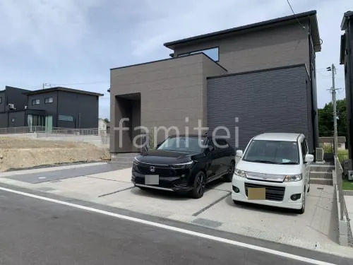 湖南市 新築ベーシック オープン外構